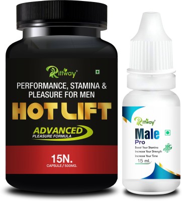 Riffway Hot Lift Dava & Pro Men's Oil Helps S=xual Timing Boosts Strength(Pack of 2)