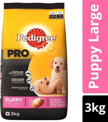 PEDIGREE PRO Expert Nutrition for Large Breed Puppy (3-18 months) 3 kg Dry Young Dog Food