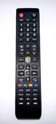 PMRK BEST IN BEST REMOTE COMPATIBLE FOR MITSONIC FACEBOOK YOUTUBE LED TV REMOTE MITSONIC, MITSONIC Remote Controller(Black)