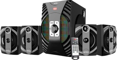 Intex MM Speaker 4.1 DAZZLE FMUB 78 W Bluetooth Party Speaker(Black, 4.1 Channel)
