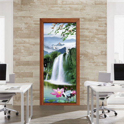 Guru Production 198.12 cm Door Sticker Wallpaper Vinyl Sticker Door ,Window, Kitchen, Table ,Almirah 30X78 Self Adhesive Sticker(Pack of 1)