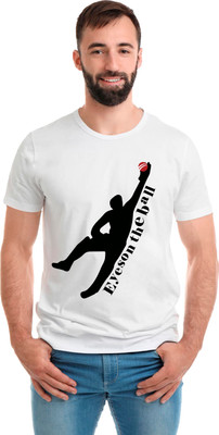 SmarTee Street Printed Men Round Neck White T-Shirt