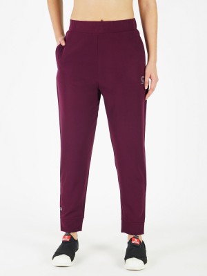 GOTO Solid Women Maroon Track Pants