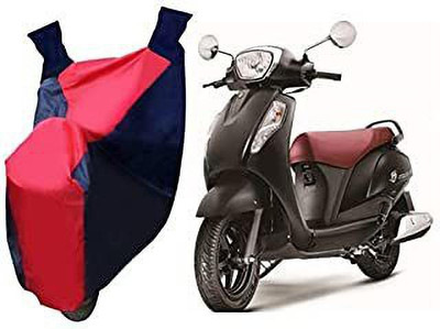 THE REAL ARV Two Wheeler Cover for Suzuki(Access 125, Red, Black)