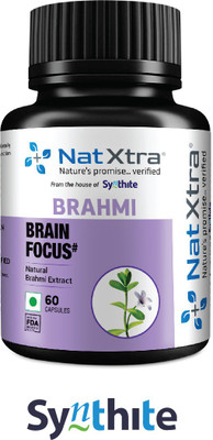 NatXtra Brahmi For Memory Enhancing(60 Capsules)