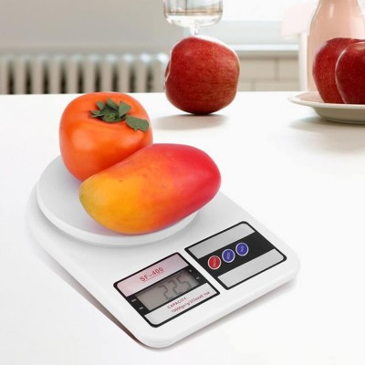 thermomate SF-400 Electronic Kitchen Scale, Capacity - 10 Kg (White) Weighing Scale(White)