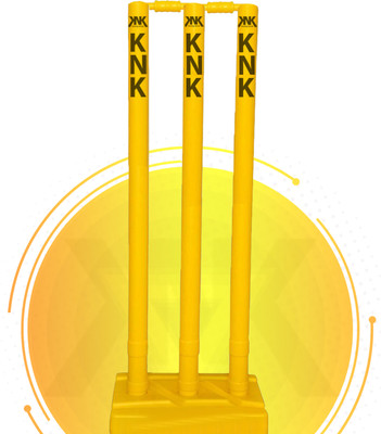 KNK Cricket Plastic Wickets , Stump(Yellow)