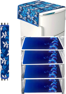 Flipkart SmartBuy Refrigerator  Cover(Width: 55 cm, Blue)