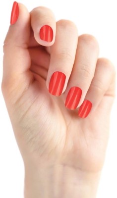 Renee Stick On Nails - BN 07 Red(Pack of 24)