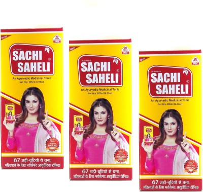 Sachi Saheli Ayurvedic Tonic (treating Irregular & prolonged Menstruation) for women(Pack of 3)