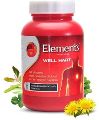 ELEMENTS WELLNESS WELL HEART 6O CAPSULE(Pack of 2)