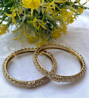 AARTISAI Alloy Gold-plated Bangle Set(Pack of 2)