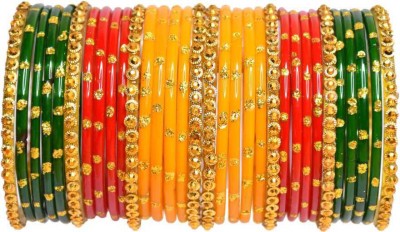 MADHAV ENTERPRISES Glass Bangle Set(Pack of 32)