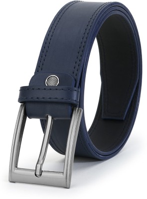 Benzene Men Casual, Formal, Evening, Party Blue Artificial Leather Belt