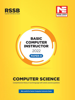 RSSB: Basic Computer Instructor 2022 Paper-2(Paperback, MADE EASY Editorial Board)