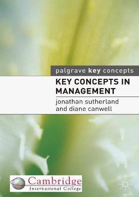 Key Concepts in Management(English, Paperback, Sutherland Jonathan)