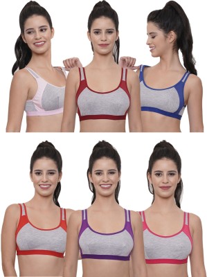 Nutex Sangini Women Sports Non Padded Bra(Multicolor)