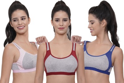 Nutex Sangini Women Sports Non Padded Bra(Pink, Red, Blue)