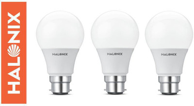 HALONIX 7 W Basic Round B22 D LED Bulb(White, Pack of 6)