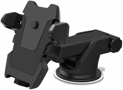 RHONNIUM Car Mobile Holder for Windshield, Clip(Black)