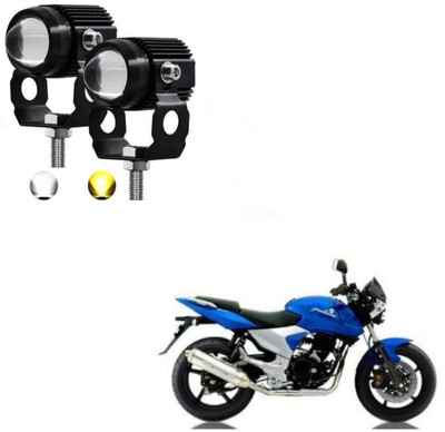 AUTOGARH Universal Dual Mini Driving Fog Light For Bajaj Pulsar 135 Fog Lamp Motorbike LED for Bajaj (12 V, 18 W)(Pulsar 150 DTS-i)