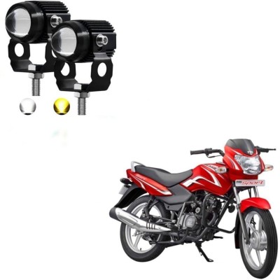 AUTOGARH Universal Dual Mini Driving Fog Light For TVS Star sports plus Fog Lamp Motorbike LED for TVS (12 V, 18 W)(Sport)