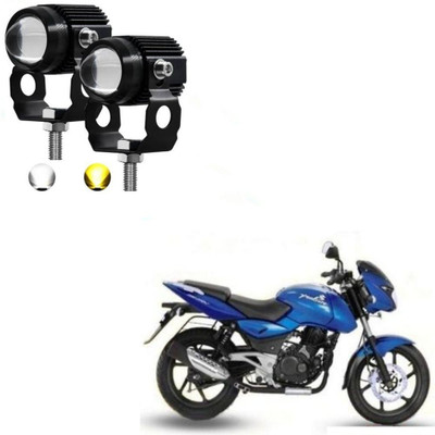 AUTOGARH Universal Dual Mini Driving Fog Light For Bajaj Pulsar 180 DTS-i Fog Lamp Motorbike LED for Bajaj (12 V, 18 W)(Pulsar 180 DTS-i)