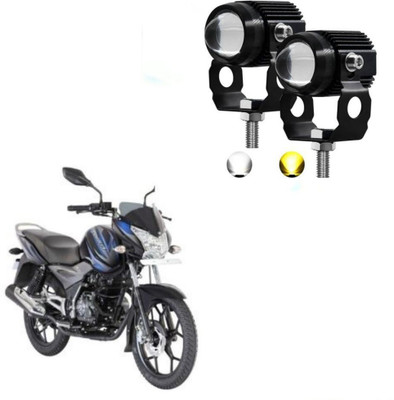 AUTOGARH Universal Dual Mini Driving Fog Light For Bajaj Discover 125T Fog Lamp Motorbike LED for Bajaj (12 V, 18 W)(Discover 150S DTS-i)
