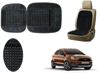 Automotive Prist Wooden Car Seat Cover For Ford Aspire(Back Detachable Headrest, Split Back Seat, 1 Seater)