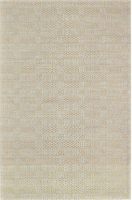 TUFTS AND KNOTS Beige Wool Carpet(4 ft,  X 6 ft, Rectangle)