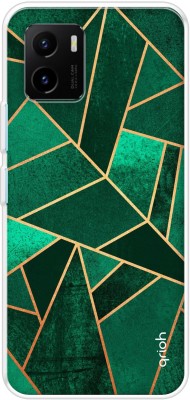 QRIOH Back Cover for Vivo Y15s(Green, Grip Case, Silicon, Pack of: 1)