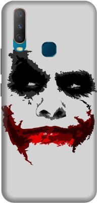 3D U PRINT Back Cover for VIVO Y17,VIVO 1902 The Joker,Batman(White, Waterproof, Pack of: 1)