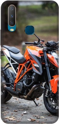 3D U PRINT Back Cover for VIVO Y17,VIVO 1902 KTM BIKE,BULLET(Orange, Waterproof, Pack of: 1)