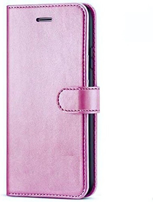 TELETEL Flip Cover for OPPO F9 Pro(Pink, Cases with Holder, Pack of: 1)
