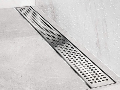 AVOQ Floor Stainless Steel Push Down Strainer(30 cm Set of 1)