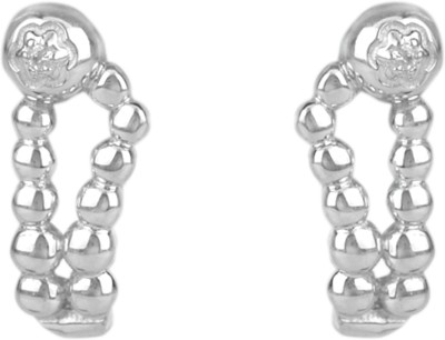 Silverwala 925-92.5 Sterling Silver Cubic zirconia Stud Earring for Women and Girls Silver Stud Earring