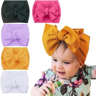beautyitem Kids Girls Hairband Baby Headband Hair Accessories - Pack of 5… Head Band(White, Purple, Black, Pink, Yellow)