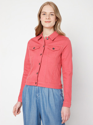 VERO MODA Full Sleeve Solid Women Jacket