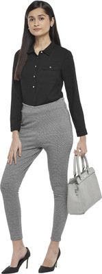 Annabelle by Pantaloons Grey Tregging(Solid)