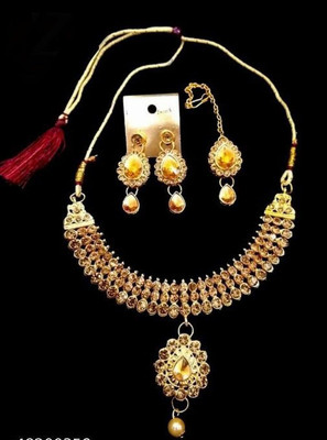 AD Fashion Store Alloy Gold-plated Multicolor Jewellery Set(Pack of 1)