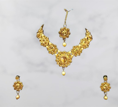 AD Fashion Store Alloy Gold-plated Multicolor Jewellery Set(Pack of 1)