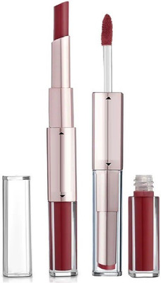 Latixmat 2 IN 1 MATTE CRAYON LIQUID LIPSTICK LONG LASTING WATERPROOF(MAROON, 12 ml)