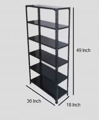 Spacious Heavy-Duty Rack with DA Panted colour Dimension size183649..6shv set of 2. Luggage Rack