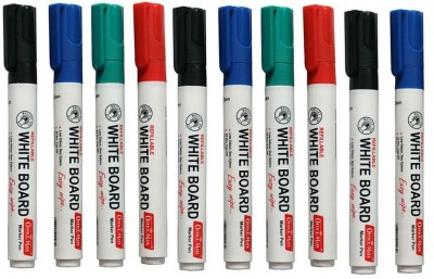 Soni Officemate Whiteboard Marker(Set of 10, Multicolor)