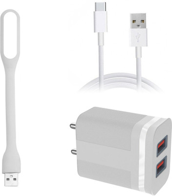 DAKRON Wall Charger Accessory Combo for Infinix Note 11S(White)