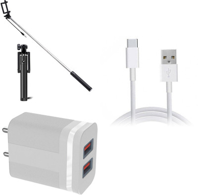 DAKRON Wall Charger Accessory Combo for Infinix Note 11S(White)