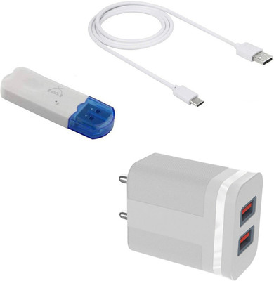 DAKRON Wall Charger Accessory Combo for iQOO 7(White)