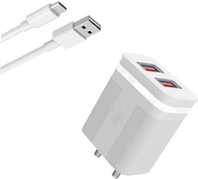 DAKRON Wall Charger Accessory Combo for Realme X7 Pro(White)