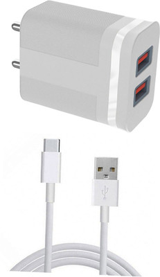 DAKRON Wall Charger Accessory Combo for Micromax IN Note 2(White)
