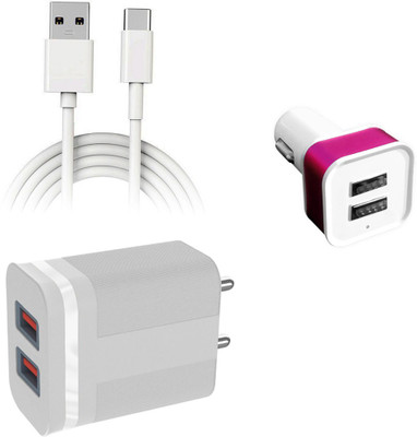 DAKRON Wall Charger Accessory Combo for OnePlus 9R(White)